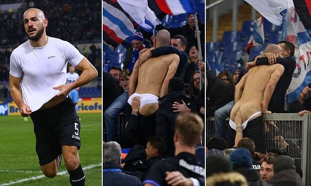 incredible! see what fans did to sampdoria midfielder, ricky saponara