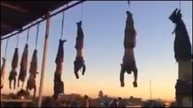 WICKEDNESS!ISIS EXECUTES 145 CIVILIANS,HANGS BODIES ON POLES