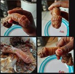 Shocking!woman in Ghana served penis shaped meat