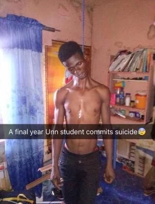 So sad!UNN final year student commits suicide
